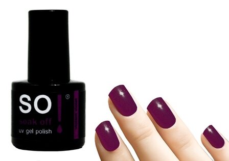 So! Soak off gel polish violent violet